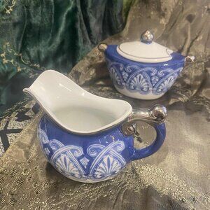 Vintage Bombay Company Sugar & Cream Set